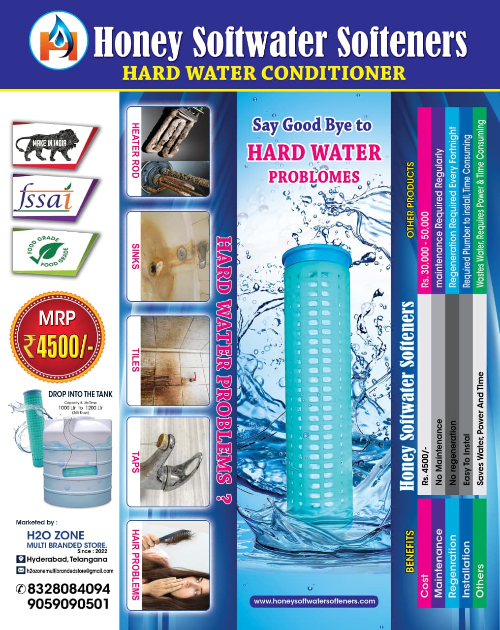 Honey Soft Water Softener Product 5